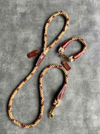 CUSTOM CASUAL 牛柄 ROPE LEAD