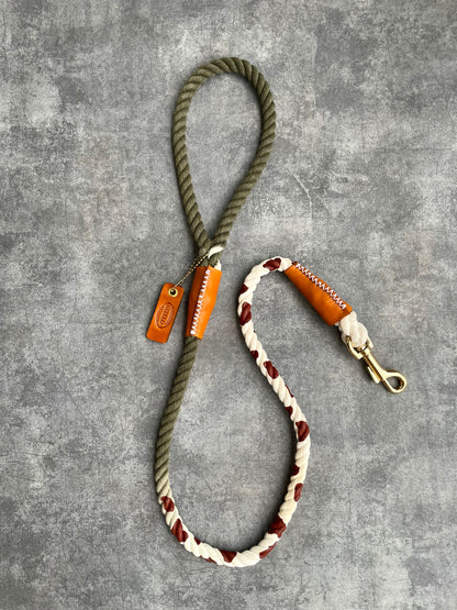 CUSTOM CASUAL 牛柄 ROPE LEAD