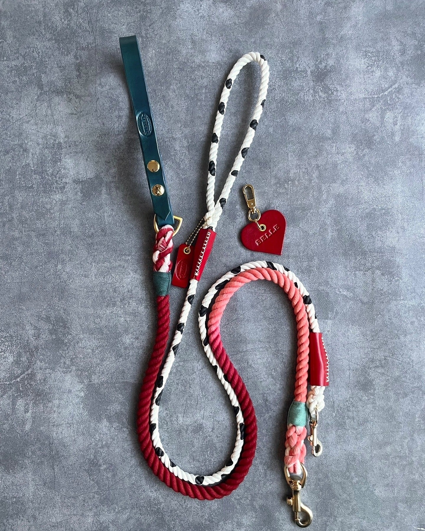 CUSTOM LEATHER ROPE LEAD 