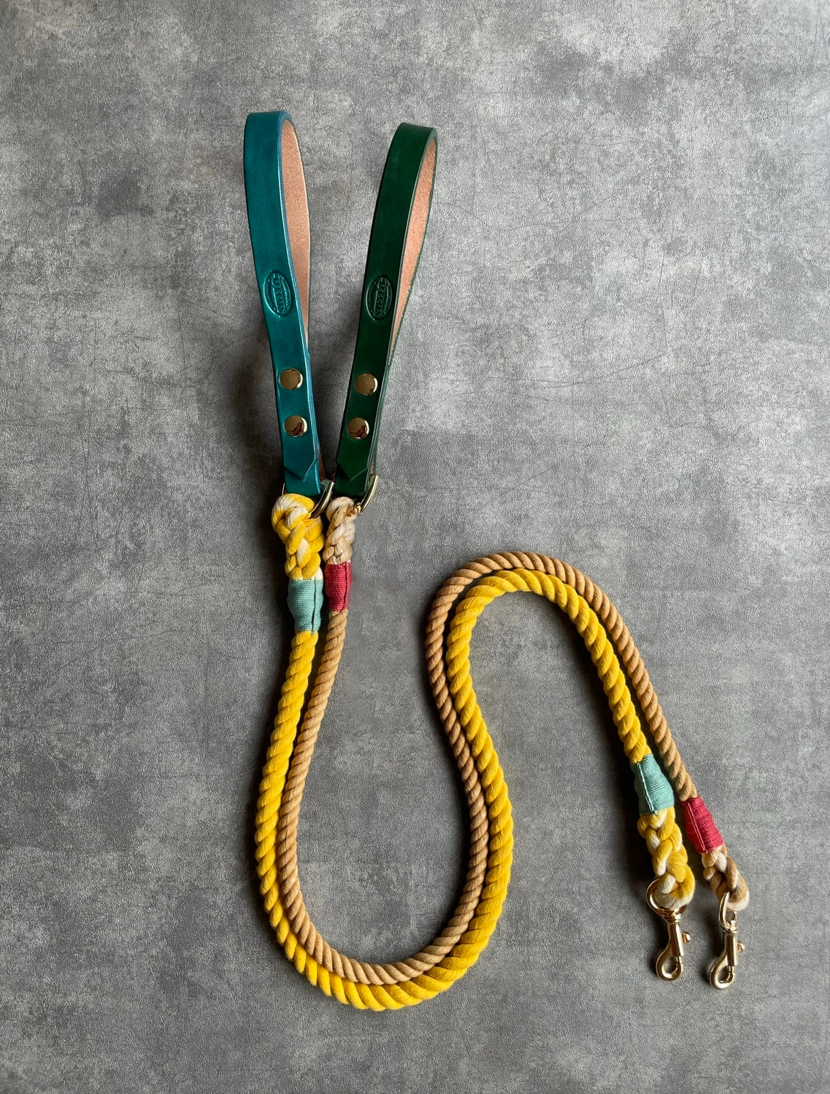 CUSTOM LEATHER ROPE LEAD 