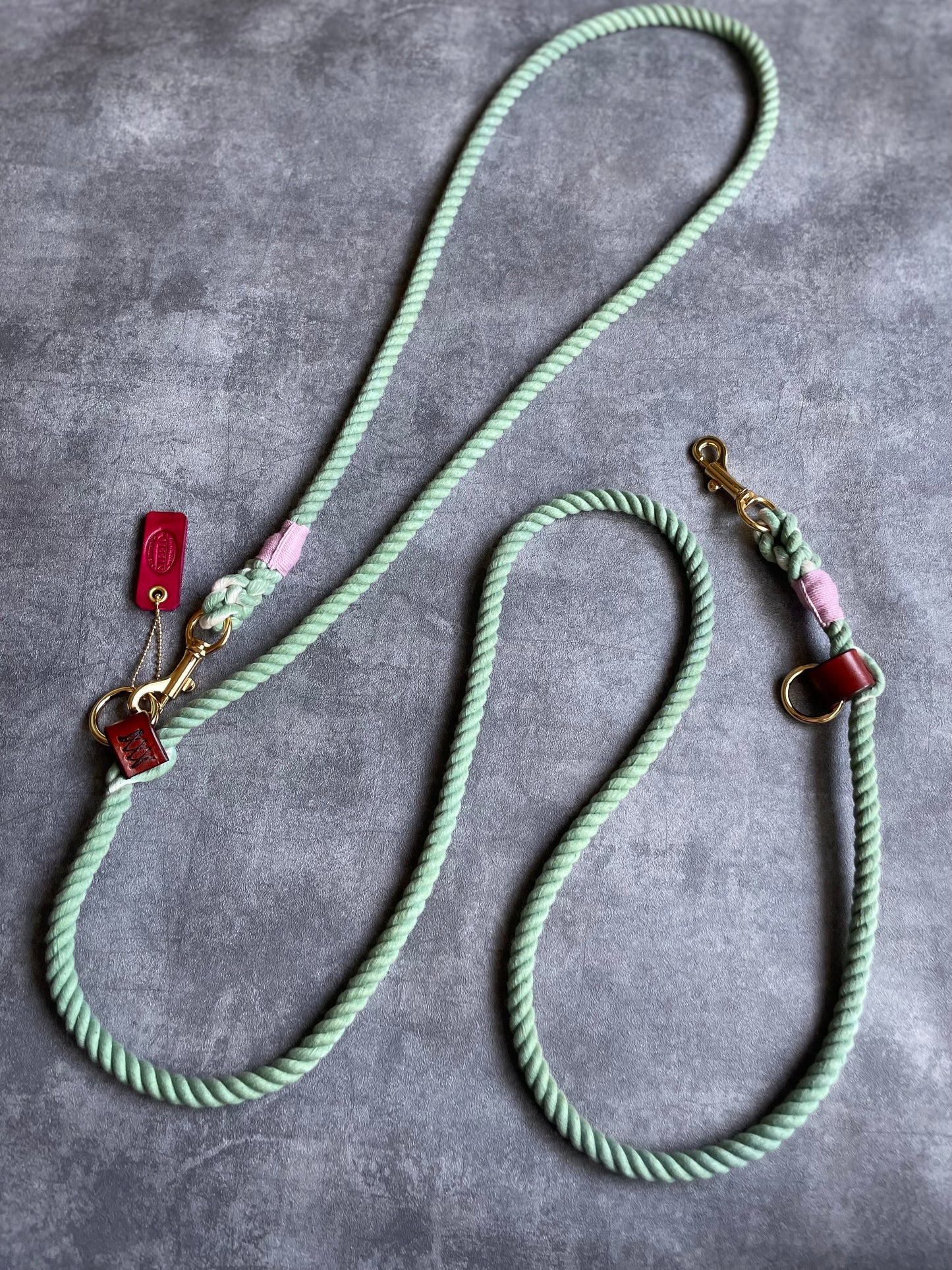 2WAY ROPE LEAD/MINT GREEN/太さ9mm/15kg迄