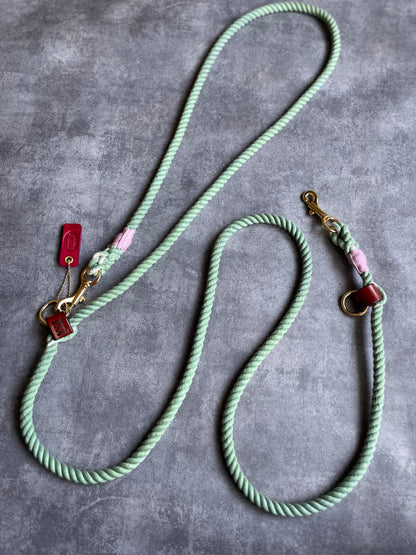 2WAY ROPE LEAD/MINT GREEN/太さ9mm/15kg迄