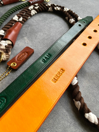 SIMPLE LEATHER COLLAR/全22色