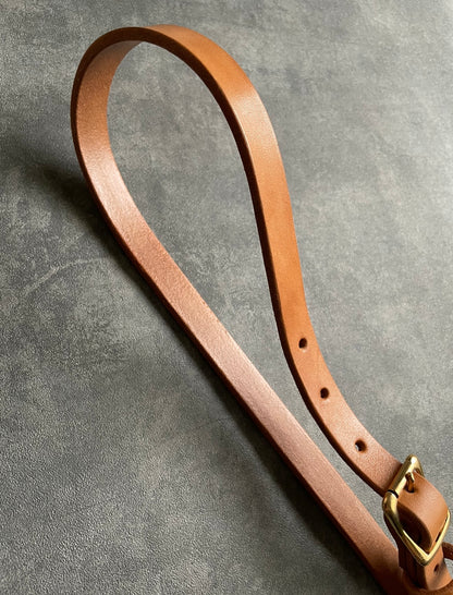 LEATHER SHOULDER STRAP/ナチュラル