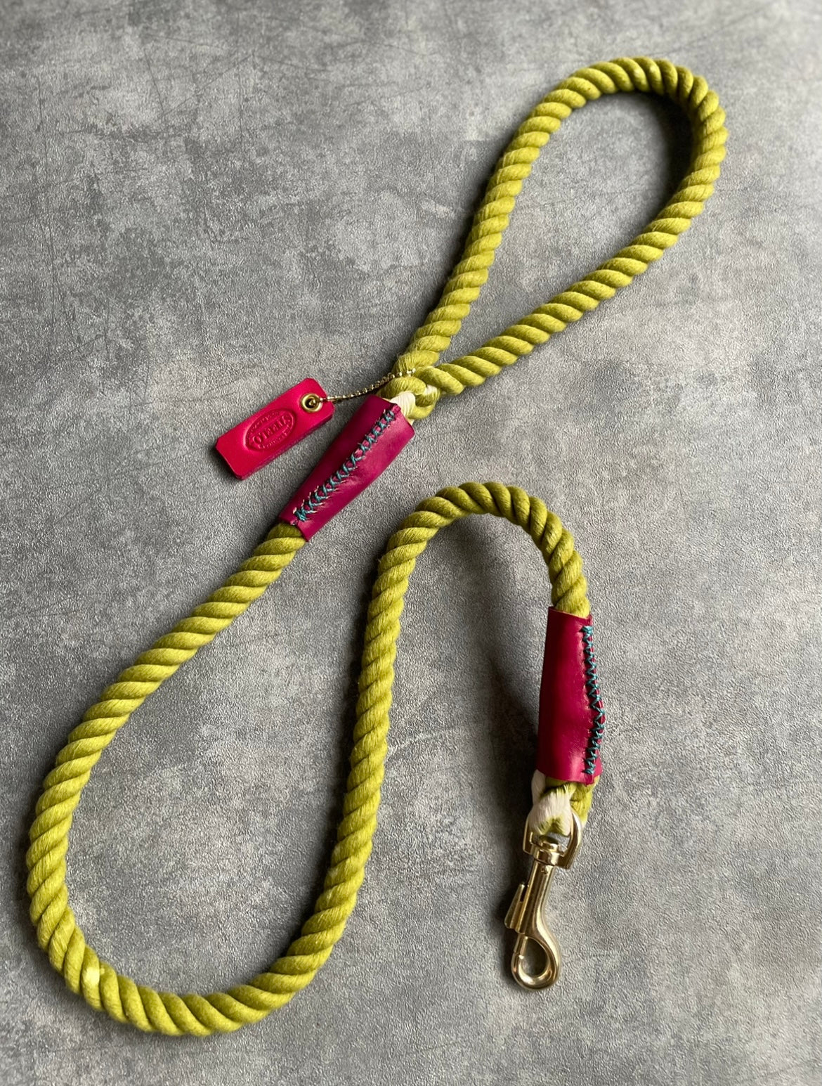 CASUAL ROPE LEAD/PISTACHIO/太さ12mm/20kg迄