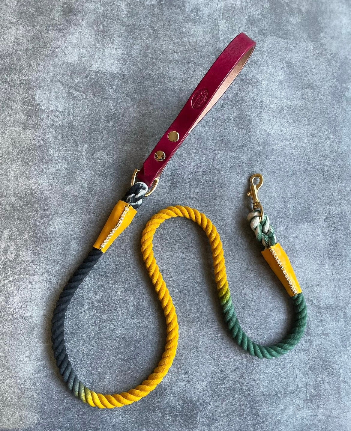 CUSTOM LEATHER ROPE LEAD 