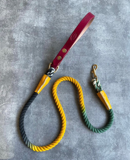 CUSTOM LEATHER ROPE LEAD 