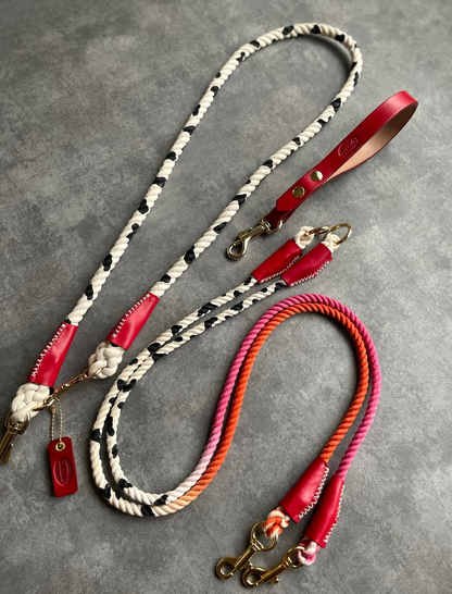 Cow pattern ROPE SHOULDER STRAP