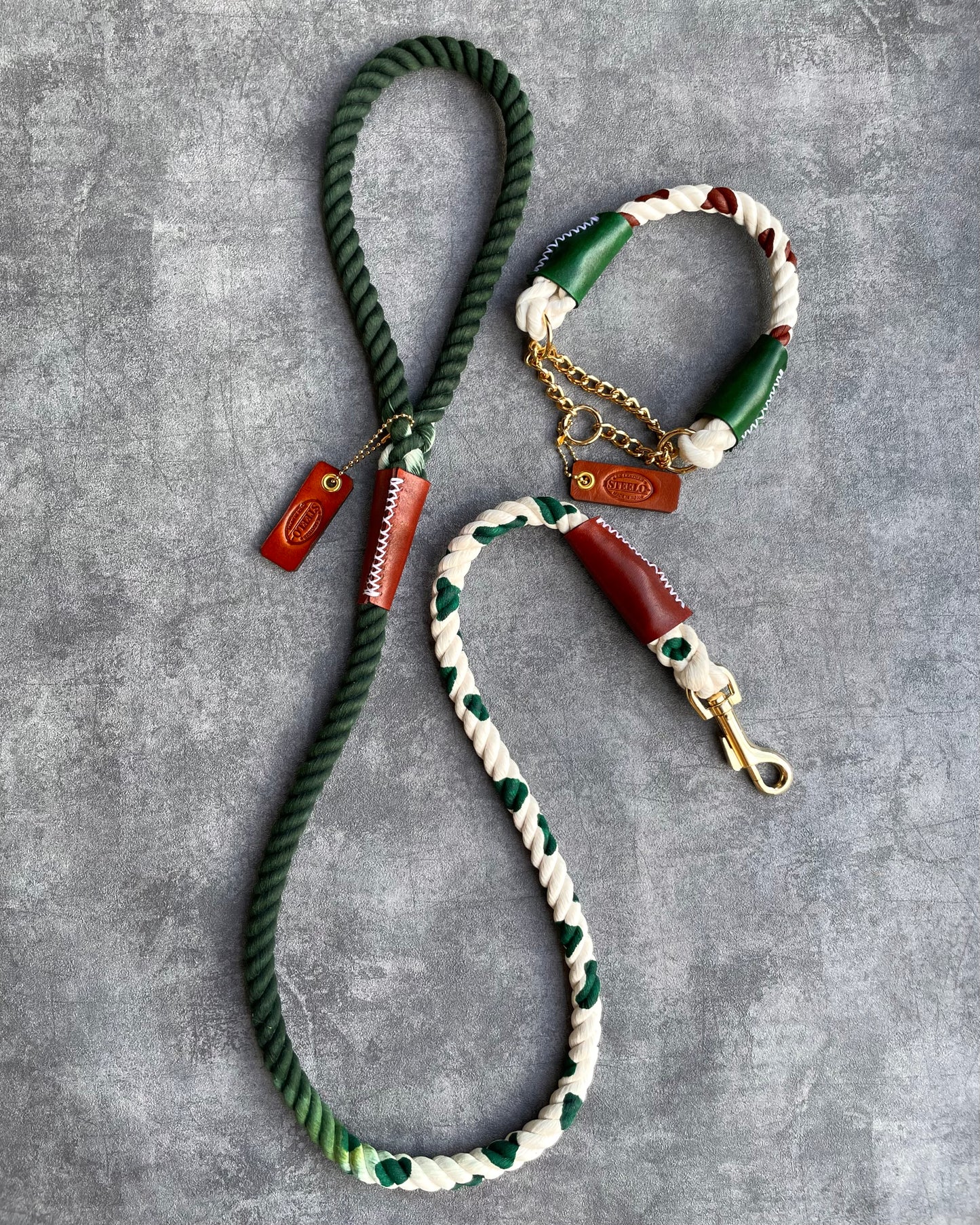 CUSTOM CASUAL 牛柄 ROPE LEAD