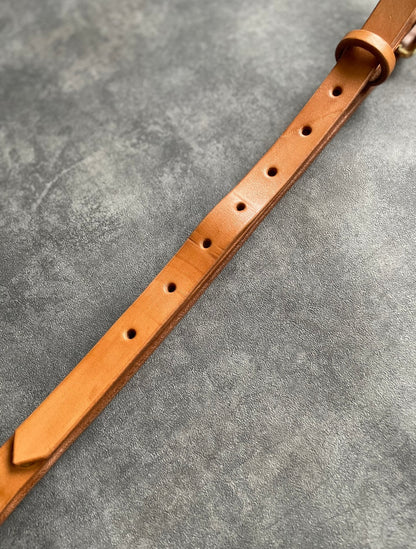 LEATHER SHOULDER STRAP/ナチュラル