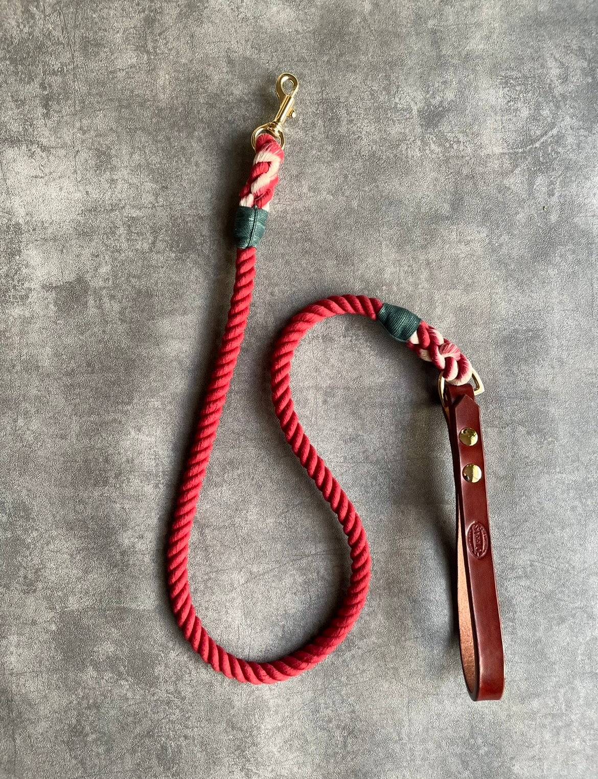 CUSTOM LEATHER ROPE LEAD 