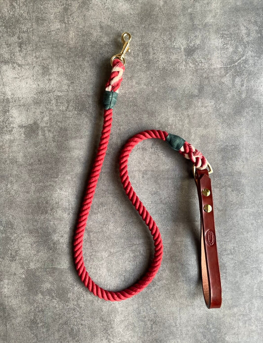 CUSTOM LEATHER ROPE LEAD 