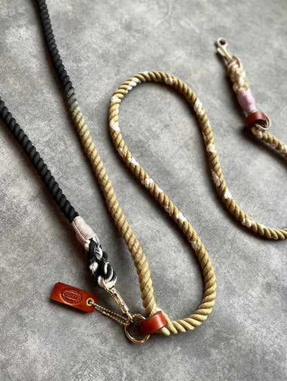 CUSTOM GRADATION 牛柄 2WAY ROPE LEAD