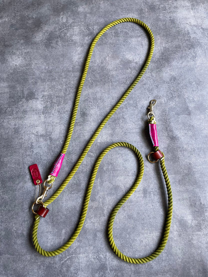 2WAY ROPE LEAD/PISTACHIO/太さ9mm/15kg迄