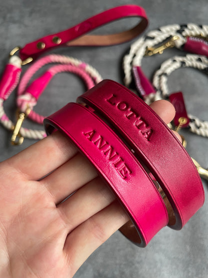 SIMPLE LEATHER COLLAR/全22色