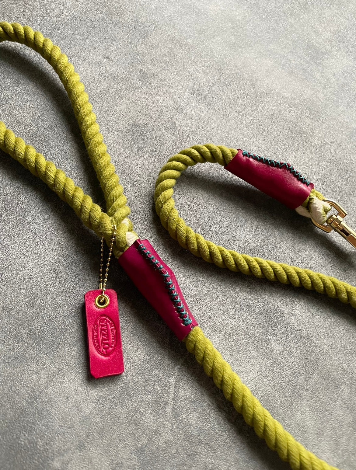 CASUAL ROPE LEAD/PISTACHIO/太さ12mm/20kg迄