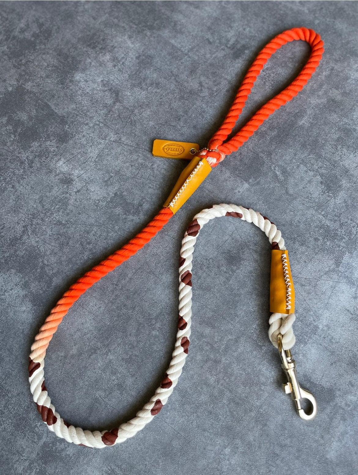 CUSTOM CASUAL Cow pattern ROPE LEAD