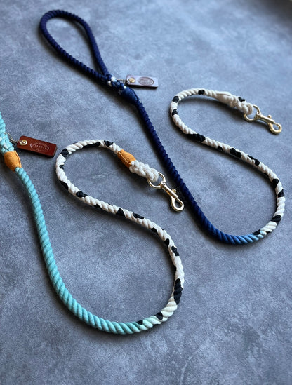 CUSTOM CASUAL Cow pattern ROPE LEAD