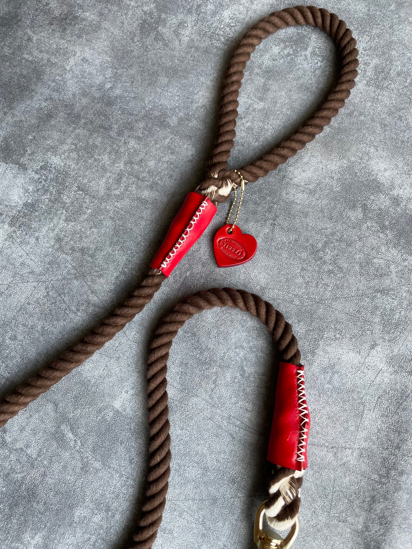 CASUAL ROPE LEAD/ BROWN /太さ12mm/70kg迄