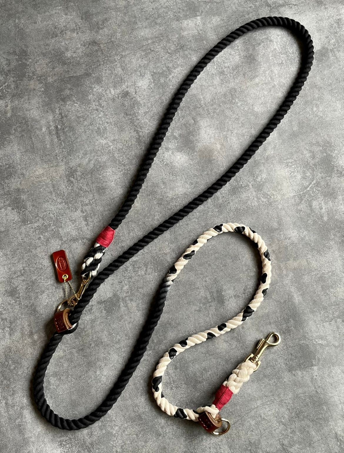 CUSTOM GRADATION 牛柄 2WAY ROPE LEAD