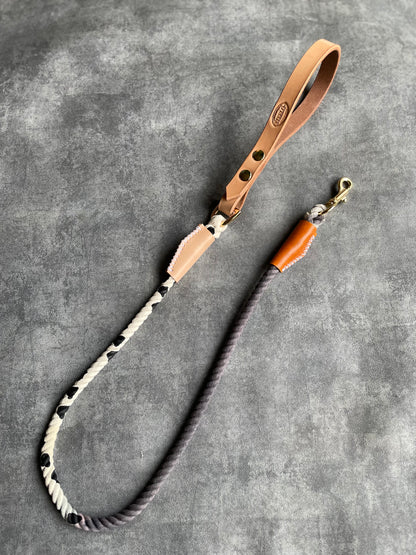 CUSTOM 牛柄 LEATHER ROPE LEAD