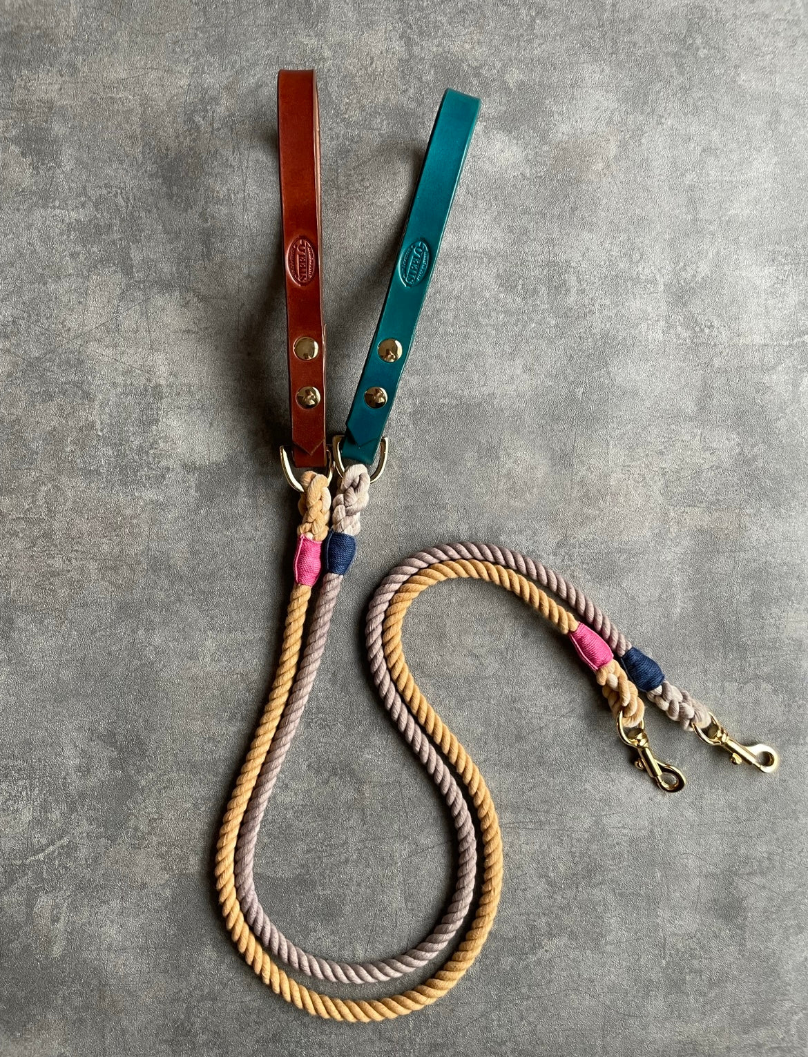 CUSTOM LEATHER ROPE LEAD 