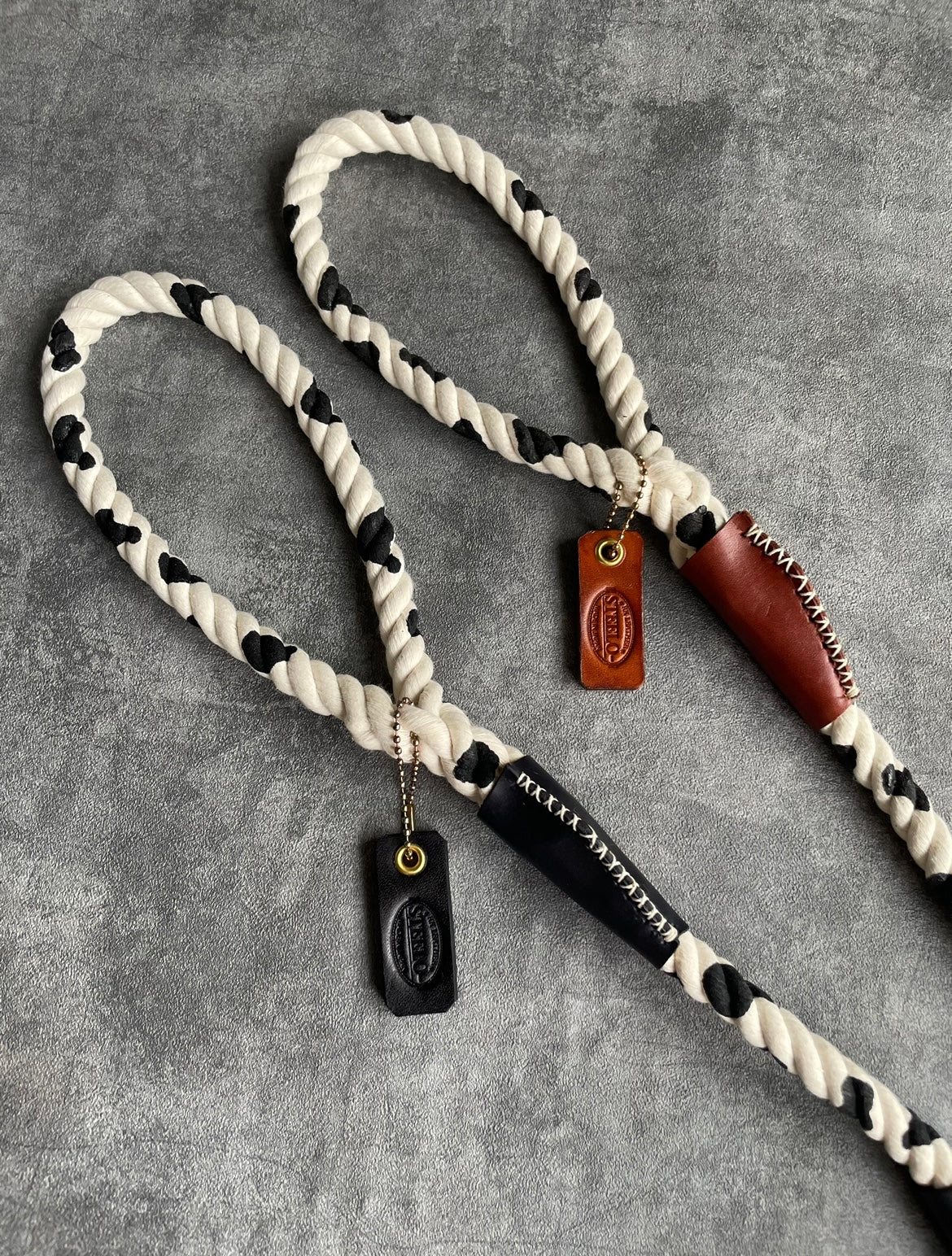 牛柄 SHORT ROPE LEAD/太さ12mm