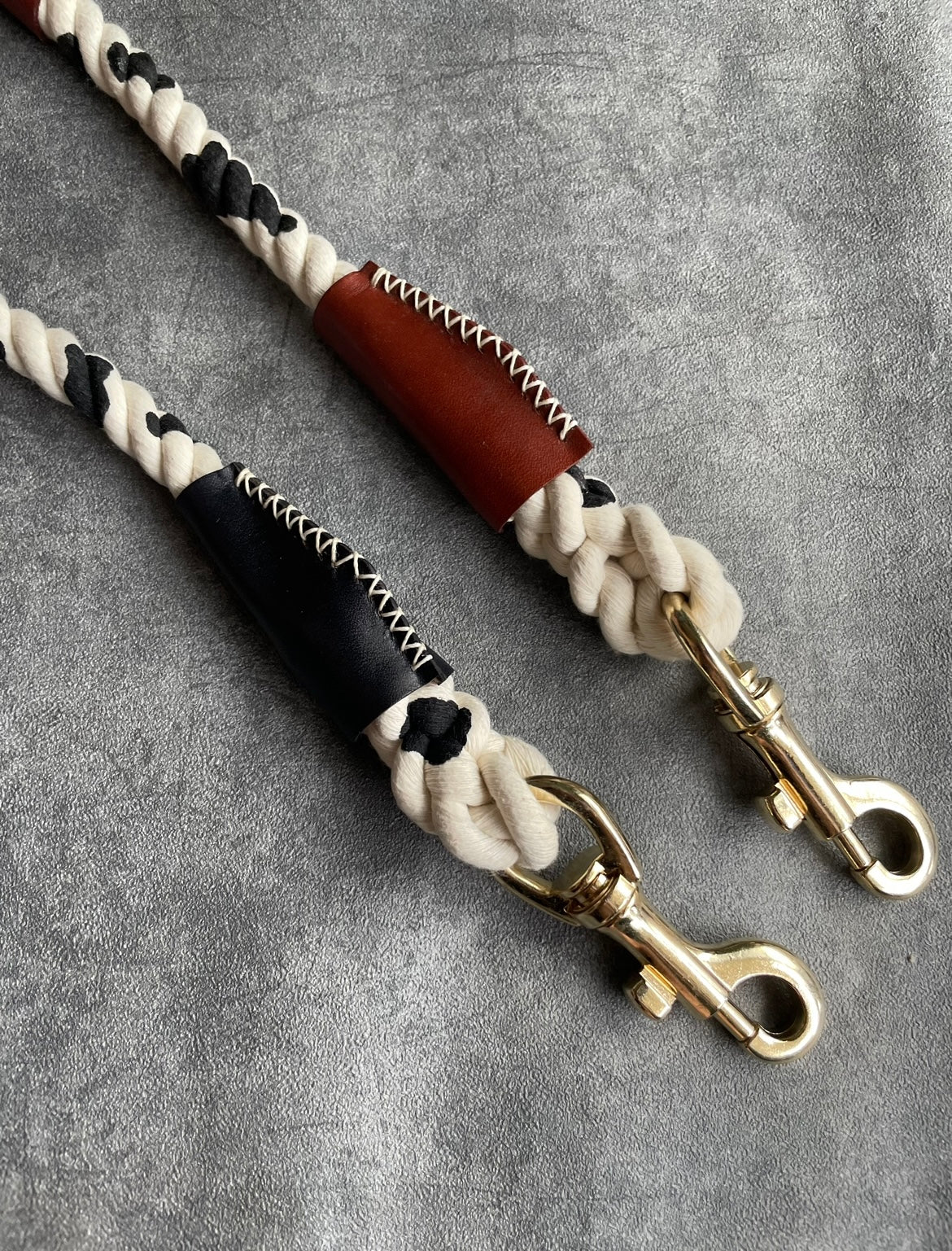 牛柄 SHORT ROPE LEAD/太さ12mm