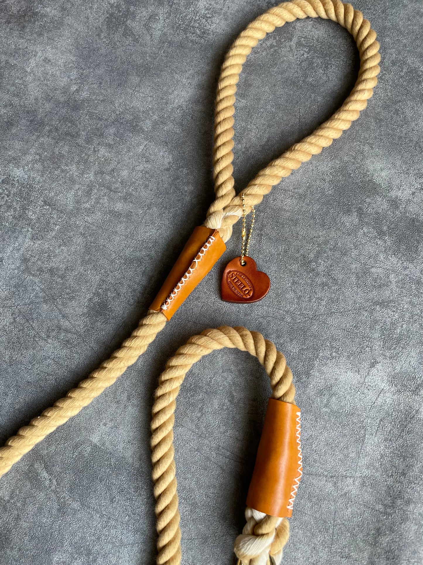 CASUAL ROPE LEAD/ MILK TEA /太さ12mm/70kg迄