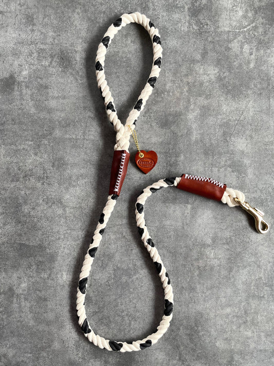 COW PATTERN ROPE LEAD/太さ12mm/20kg迄