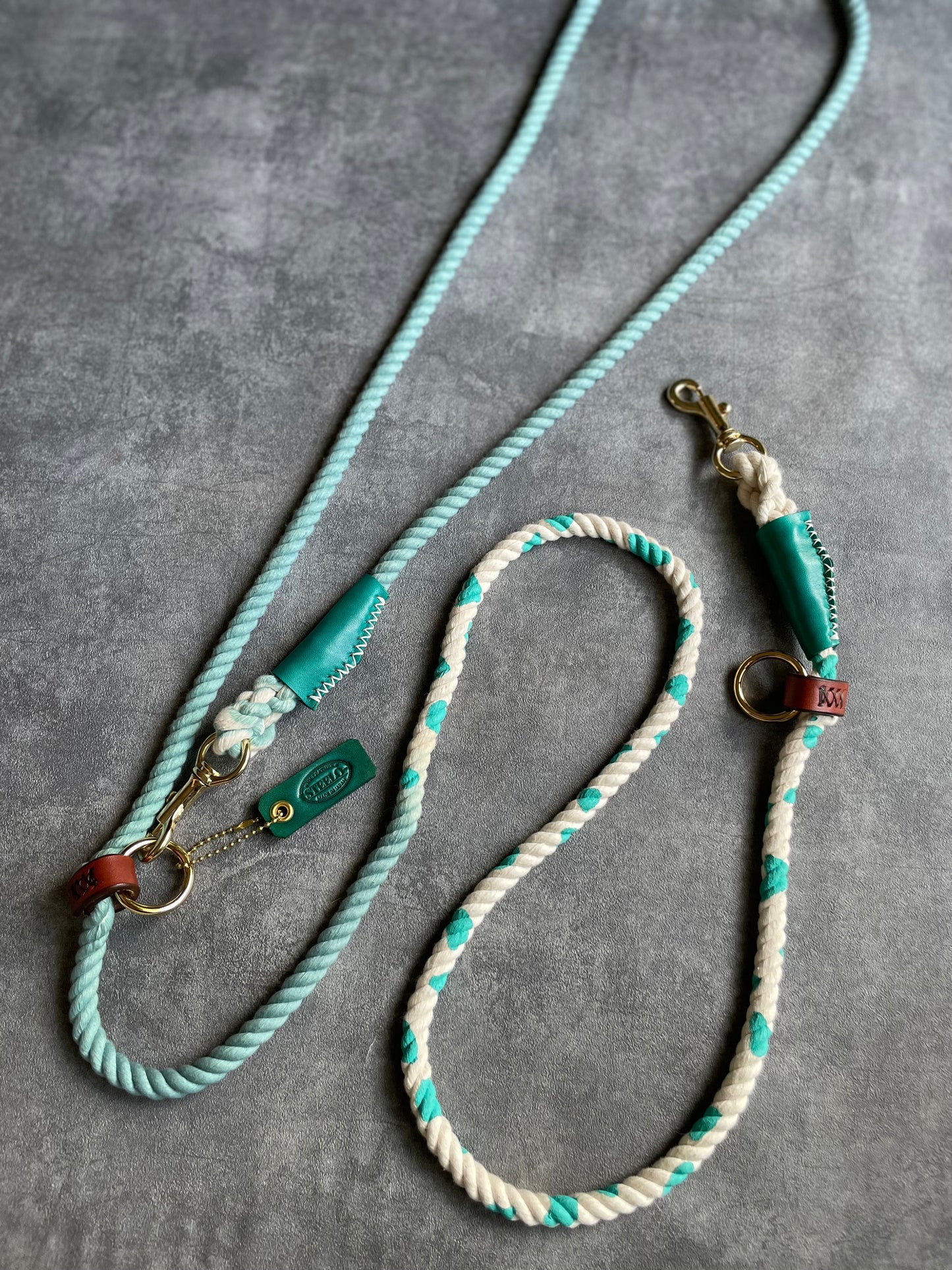 CUSTOM GRADATION 牛柄 2WAY ROPE LEAD