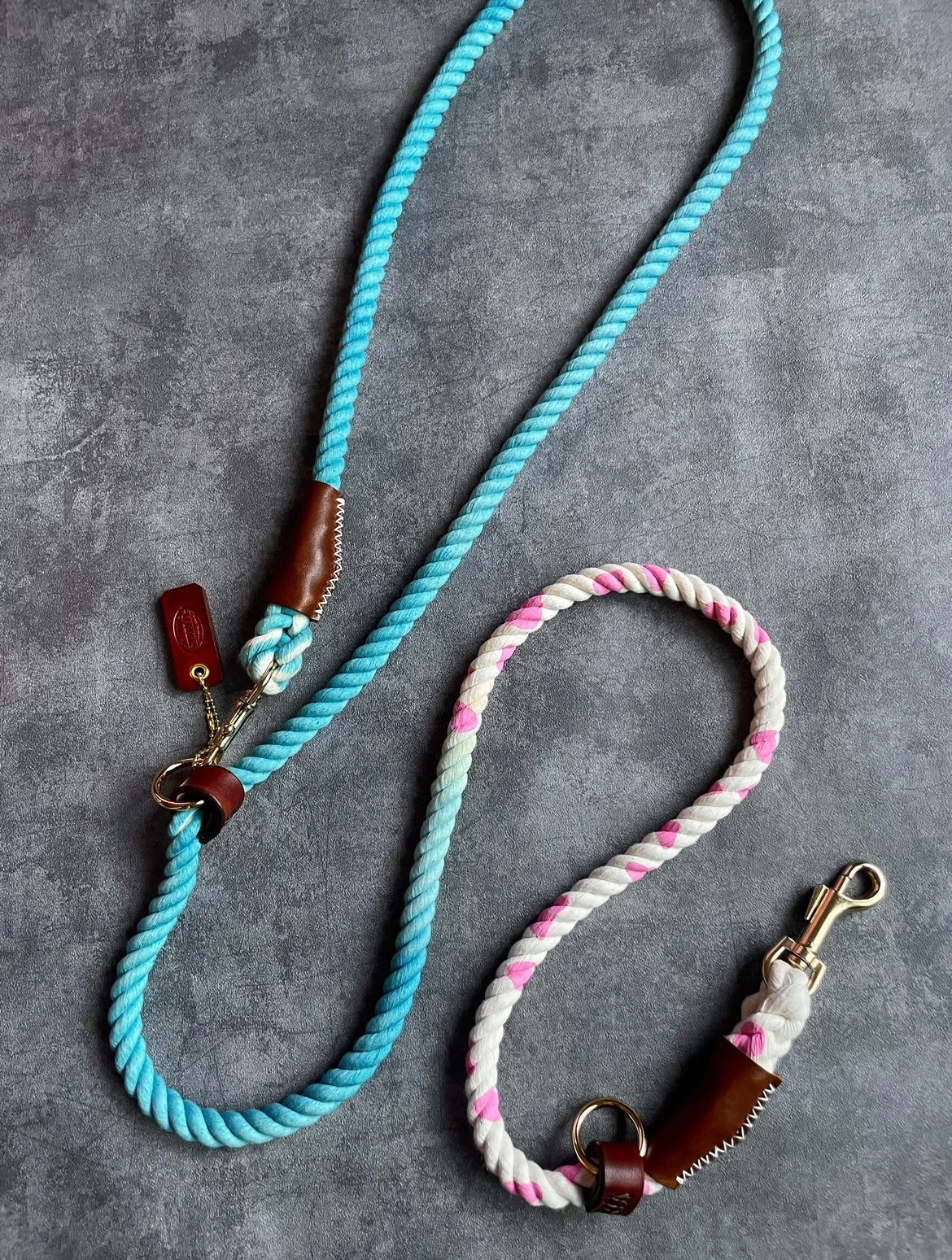 CUSTOM GRADATION 牛柄 2WAY ROPE LEAD