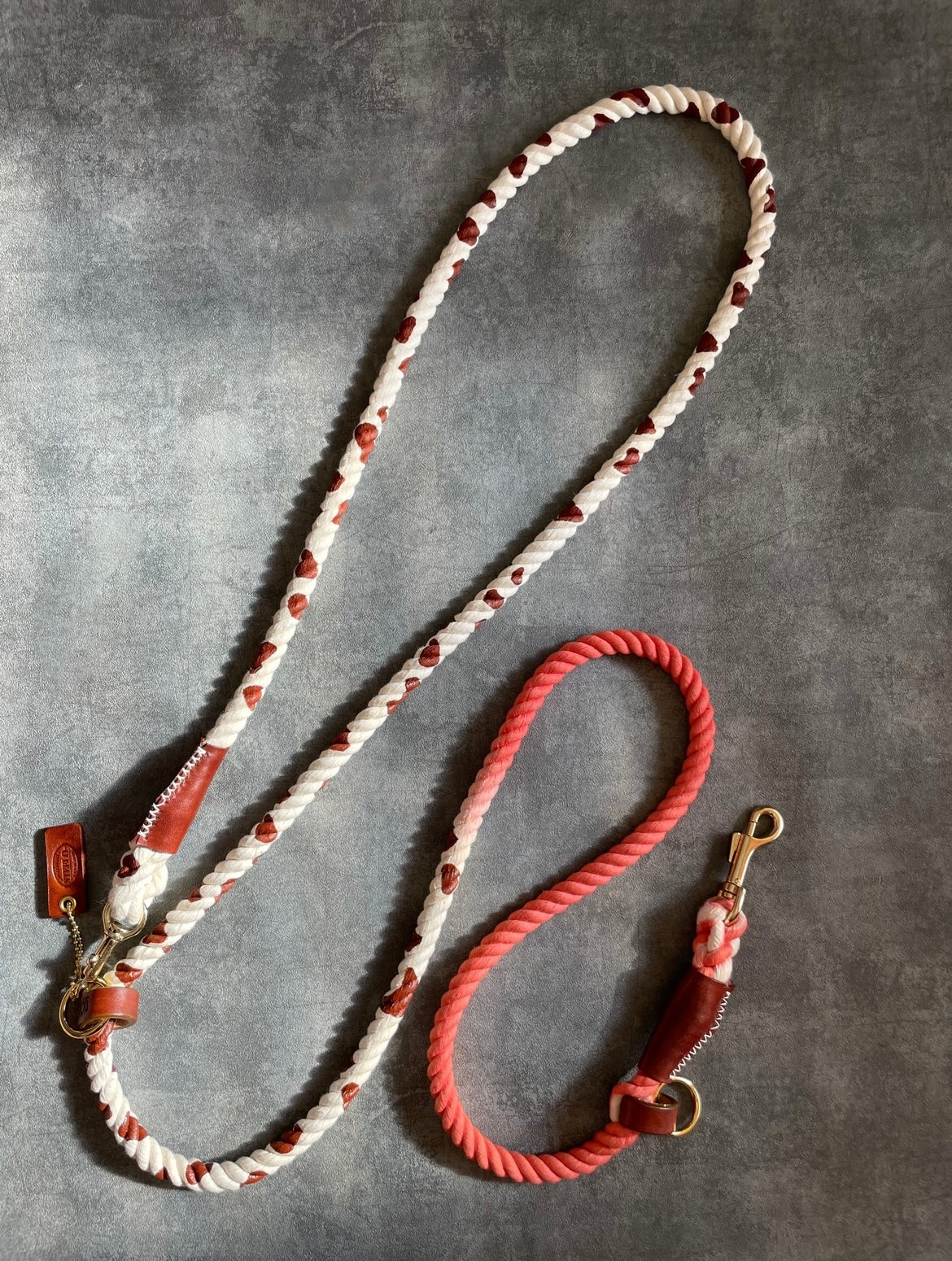 CUSTOM GRADATION 牛柄 2WAY ROPE LEAD