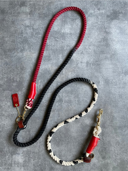 CUSTOM GRADATION 牛柄 2WAY ROPE LEAD