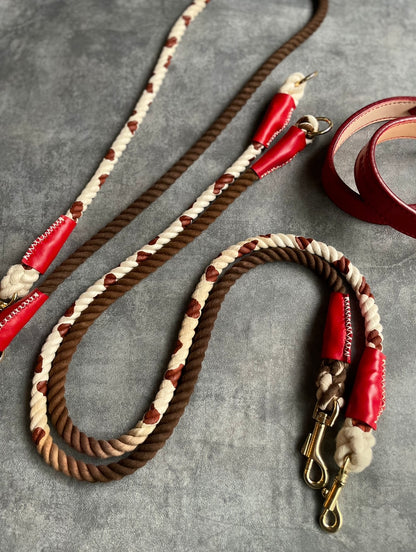 GRADATION Cow pattern ROPE LEAD single item 