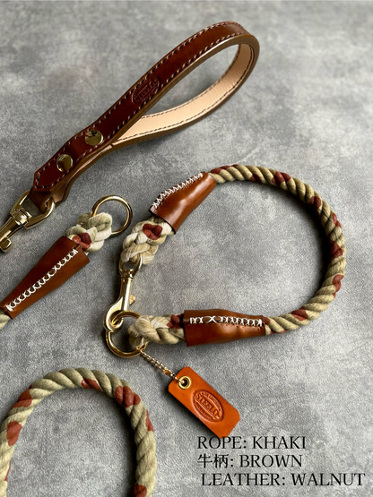 Cow pattern ROPE COLLAR